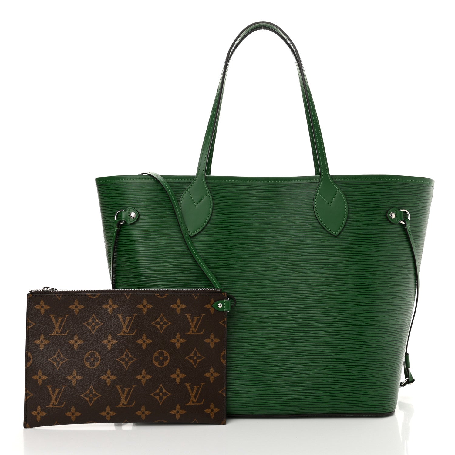 Louis Vuitton Epi Neverfull MM Borneo Green 3 of 10