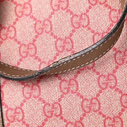 Gucci GG Supreme Monogram Medium Nice Boston Red 18 of 22