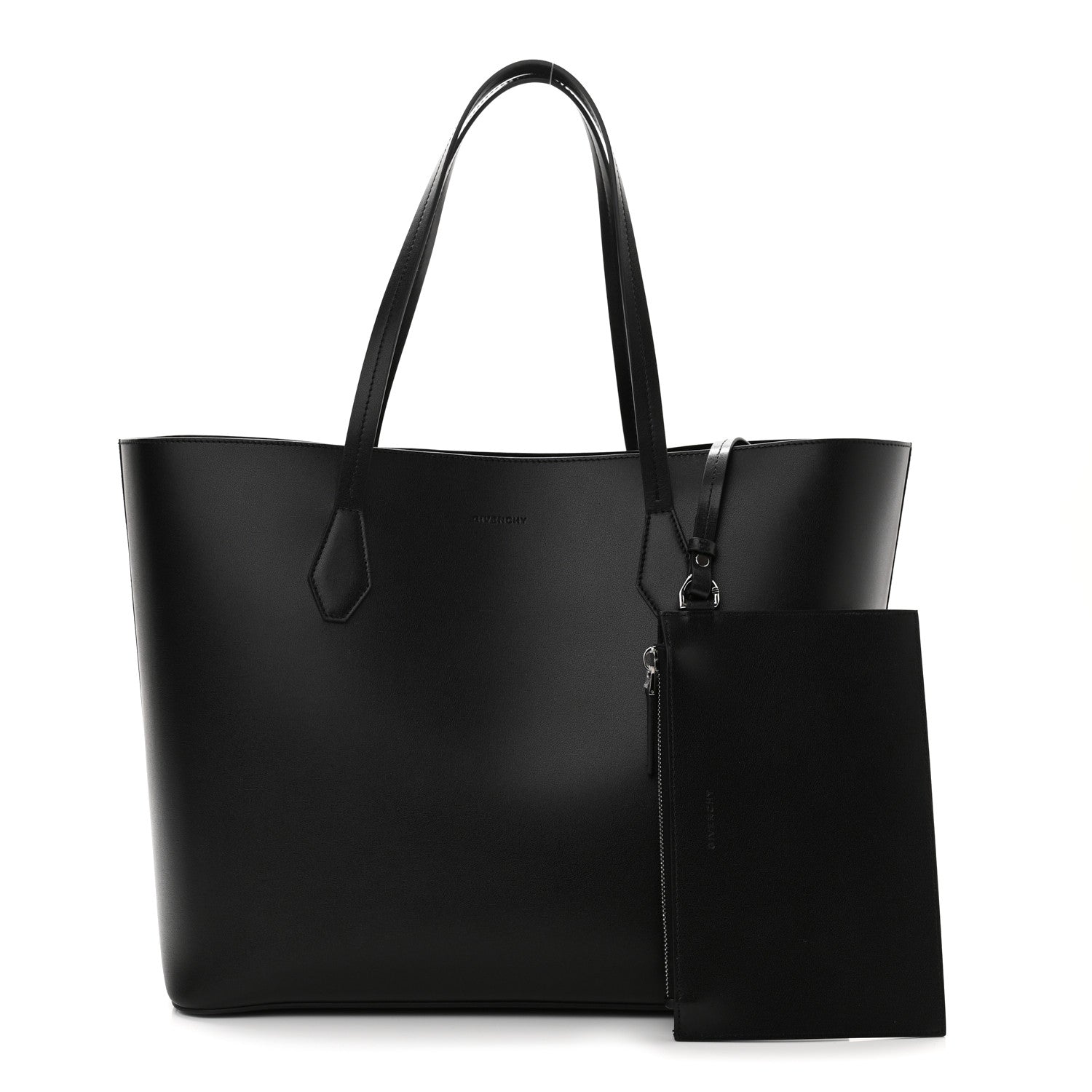 Givenchy Smooth Calfskin Logo Tote Black 1 of 9