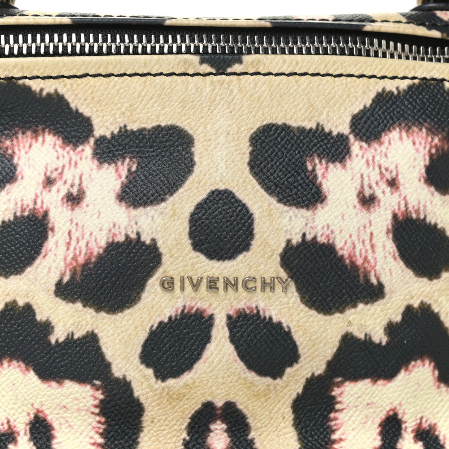 Givenchy Calfskin Jaguar Print Small Pandora Multicolor 9 of 9