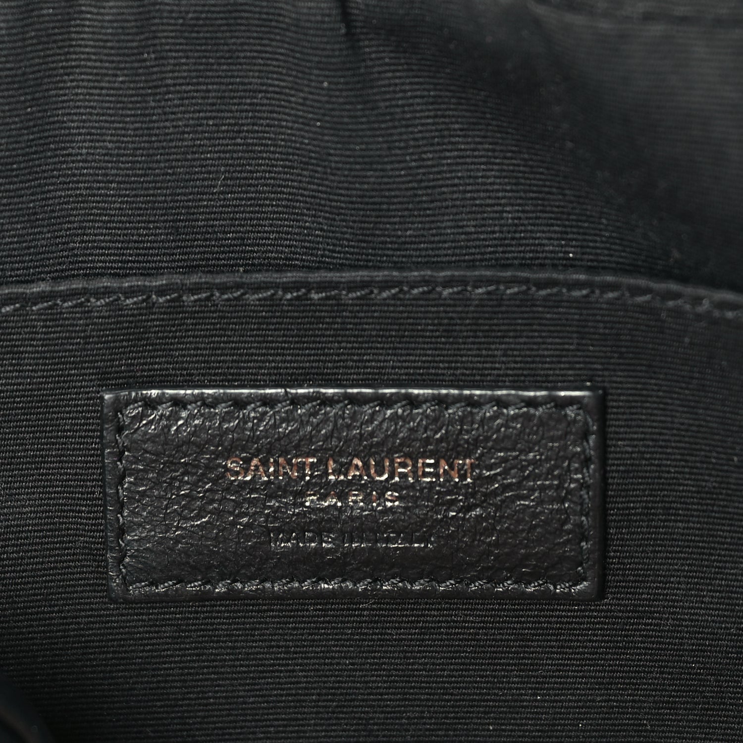 Saint Laurent Calfskin Matelasse Monogram Monochrome Lou Camera Bag  Black 5 of 8