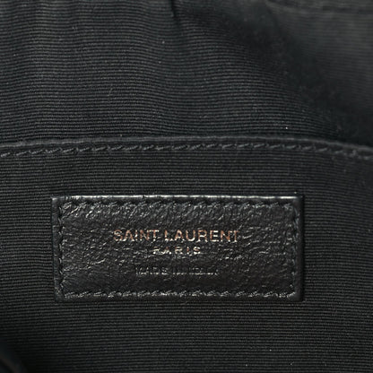 Saint Laurent Calfskin Matelasse Monogram Monochrome Lou Camera Bag  Black 5 of 8