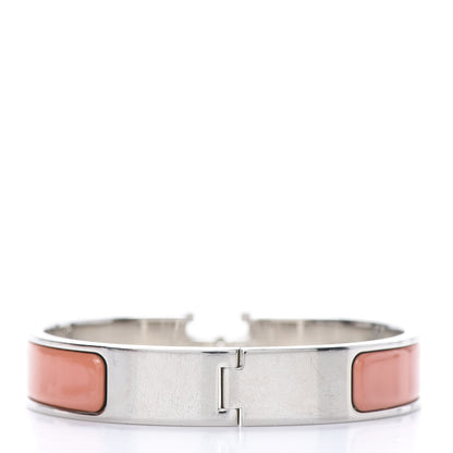 Hermes Enamel Narrow Clic Clac H Bracelet PM Mango 3 of 6