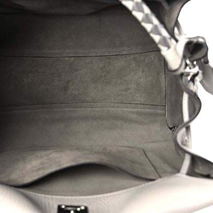 Mulberry Heavy Grain Iris Tote Powder Grey Dark Clay 4 of 8