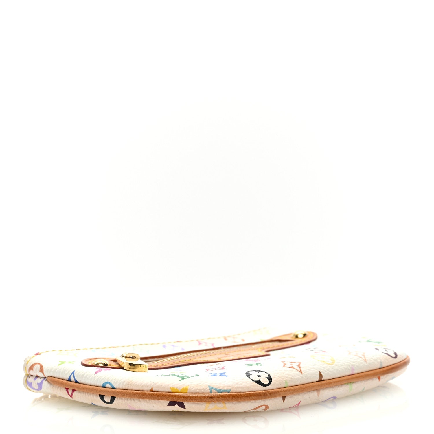 Louis Vuitton Monogram Multicolor Pochette Plate MM White 4 of 6