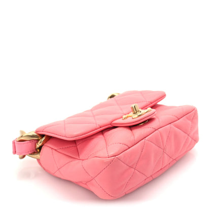 Chanel Lambskin Quilted Mini Funky Town Flap Pink 8 of 9