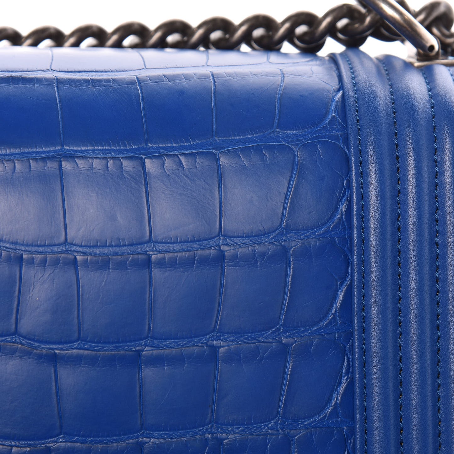 Alligator Medium Boy Flap Blue