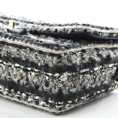Chanel Tweed Medium Single Flap Green 6 of 11