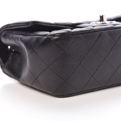 Chanel Lambskin Quilted Mini Rectangular Flap Black 5 of 12