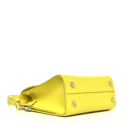 Christian Dior Bullcalf Medium Diorever Flap Yellow 3 of 4