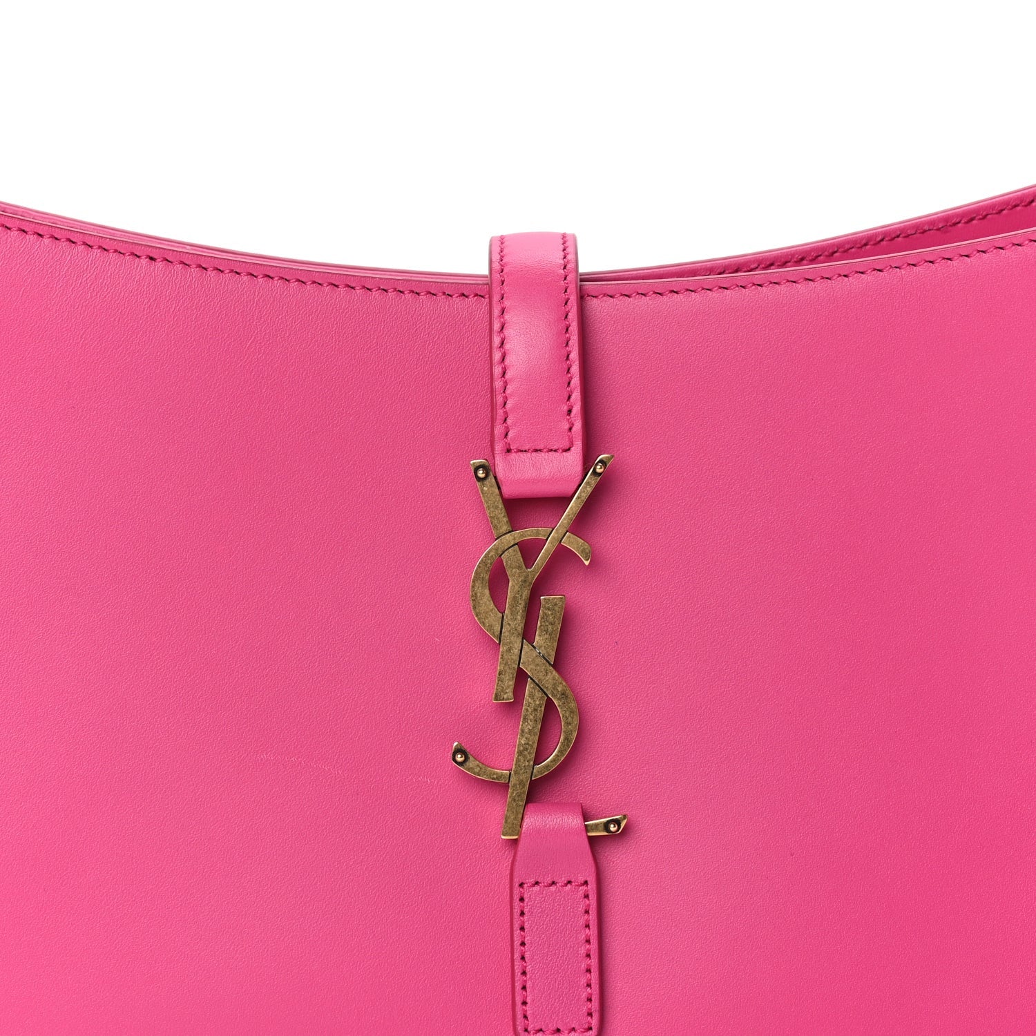 Saint Laurent Smooth Calfskin Le 5 A 7 Hobo Bubblegum 7 of 9