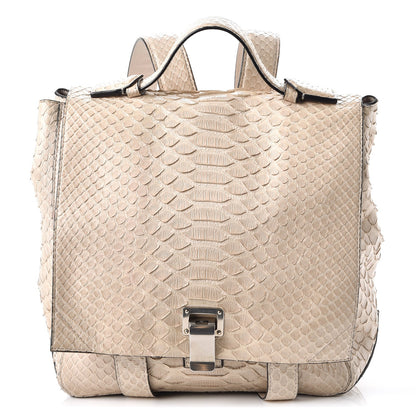 Proenza Schouler Python Small PS Courier Backpack Canvas 1 of 10