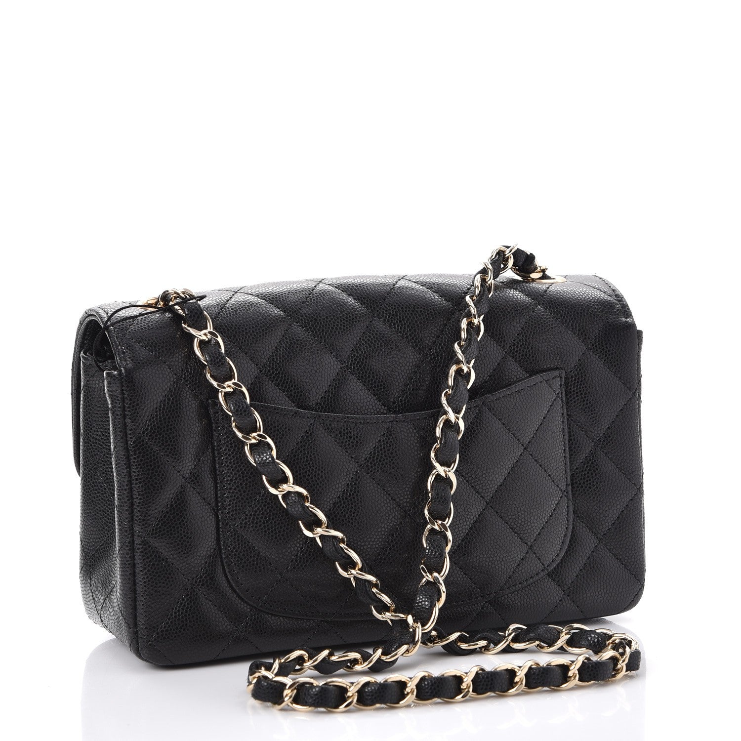 Chanel Caviar Quilted Mini Rectangular Flap Black 3 of 8