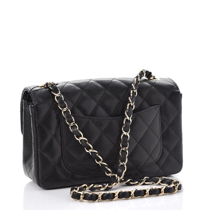 Chanel Caviar Quilted Mini Rectangular Flap Black 3 of 8