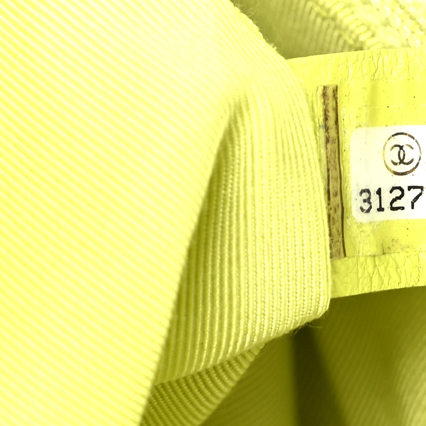 Shiny Lambskin Quilted Medium  19 Flap  Neon Yellow