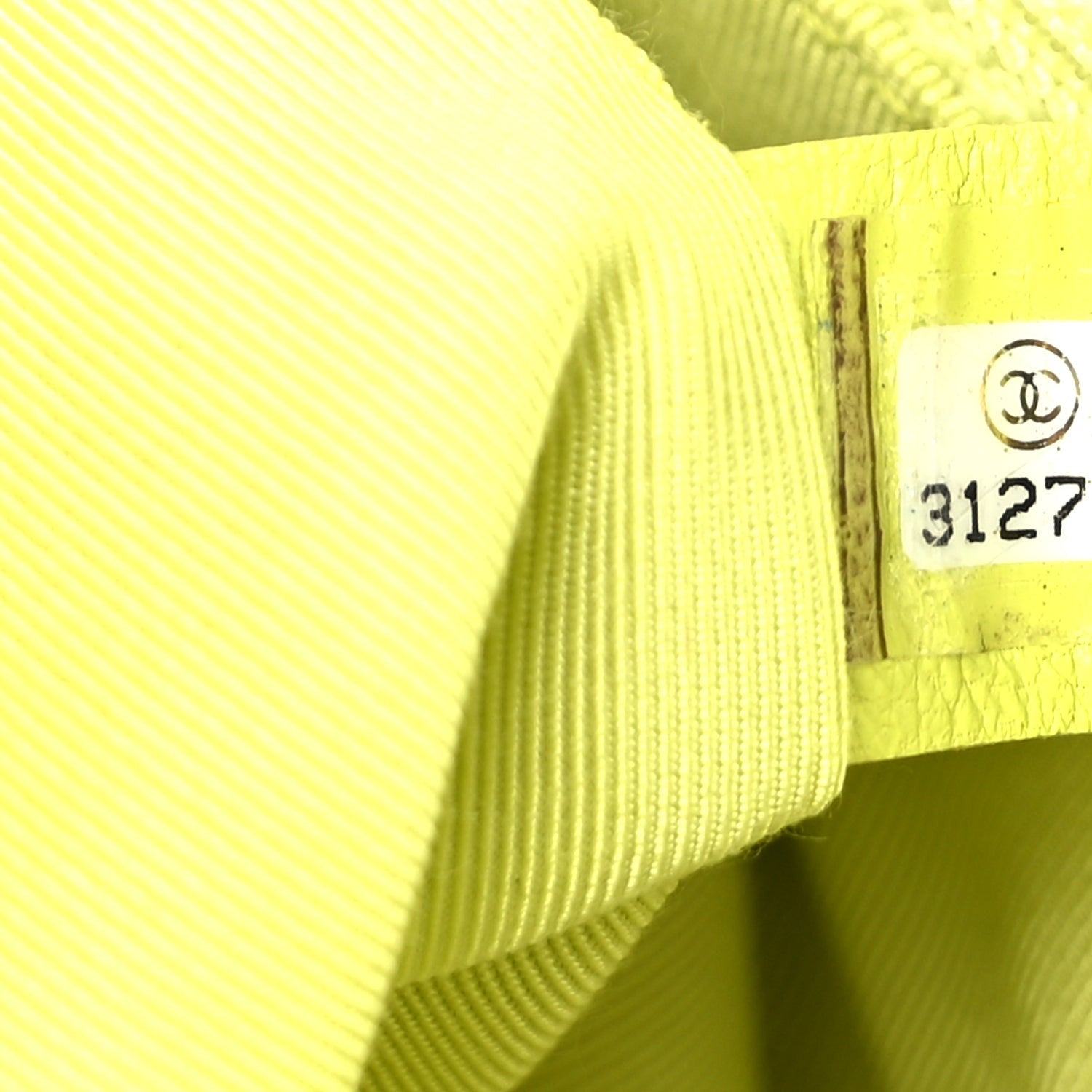 Chanel Shiny Lambskin Quilted Medium  19 Flap  Neon Yellow 6 of 10