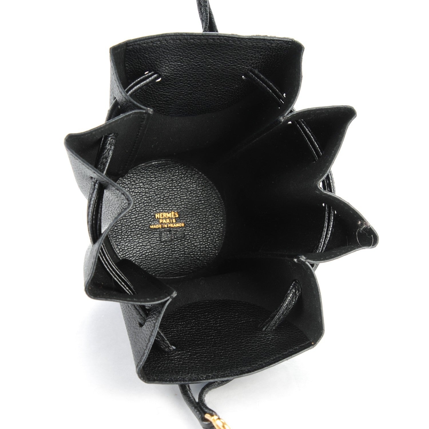 Hermes Chevre Vespa Pouch Black 6 of 6
