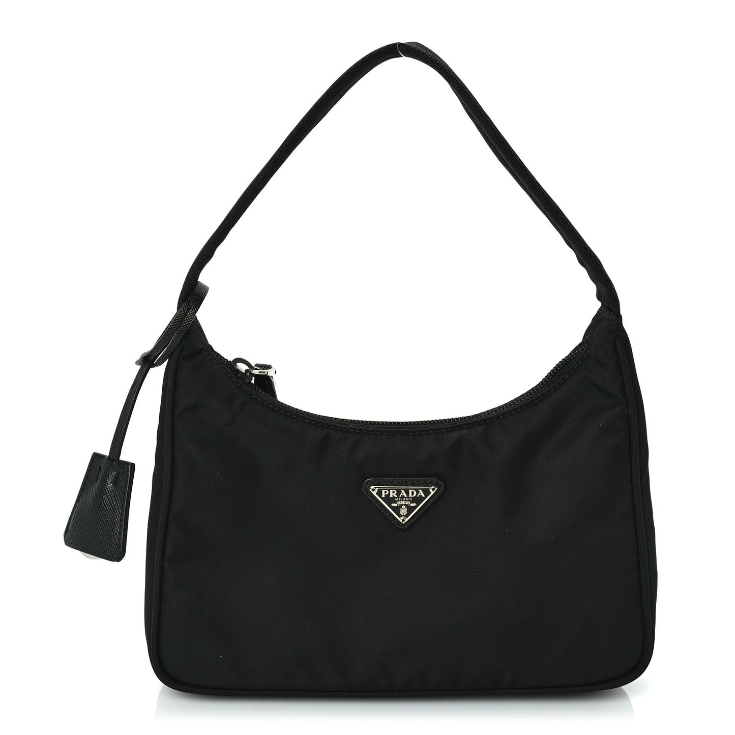 Tessuto Nylon Mini Re-Edition 2000 Bag  Black