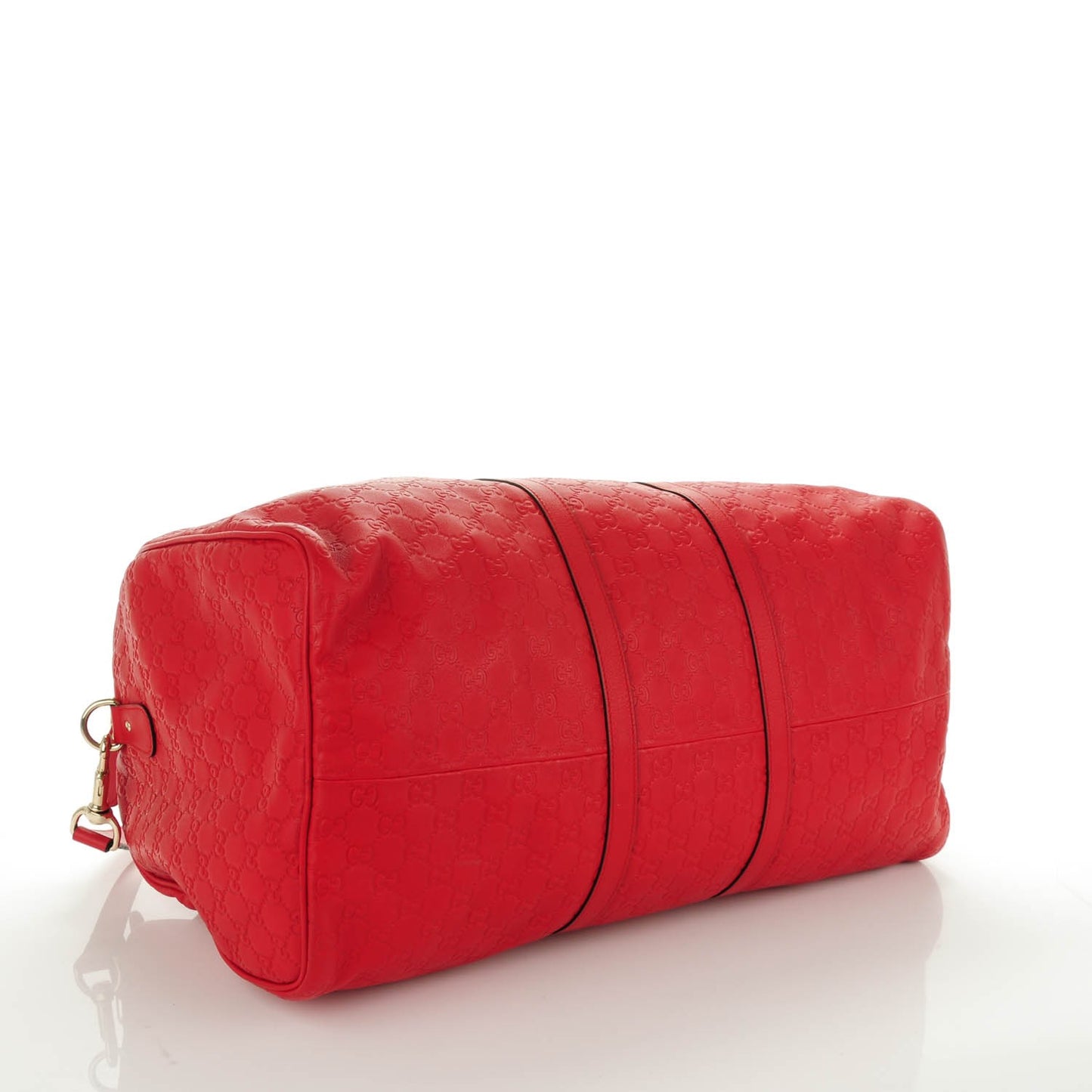 Guccissima Large Carry On Duffle Red