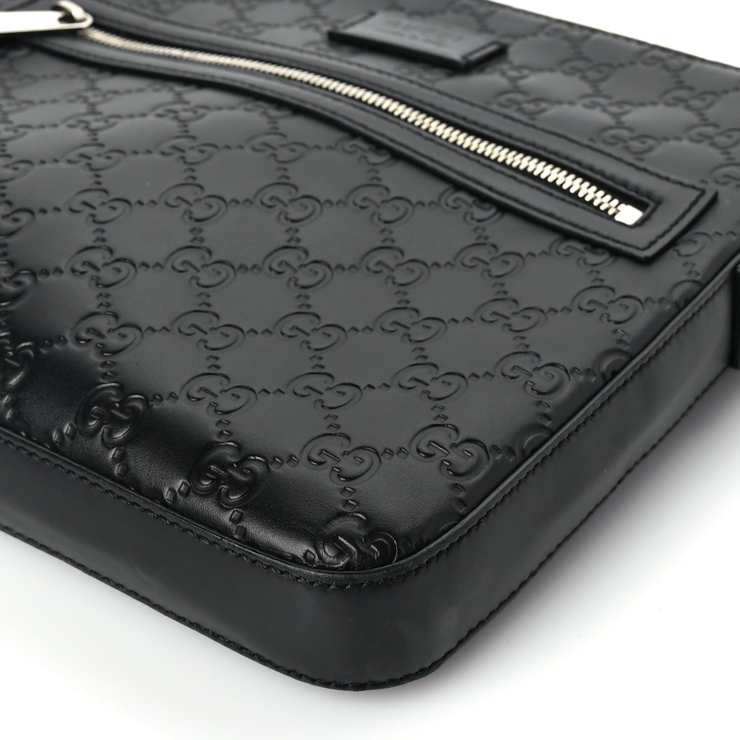 Gucci ssima Signature Small Messenger Bag Black 15 of 16