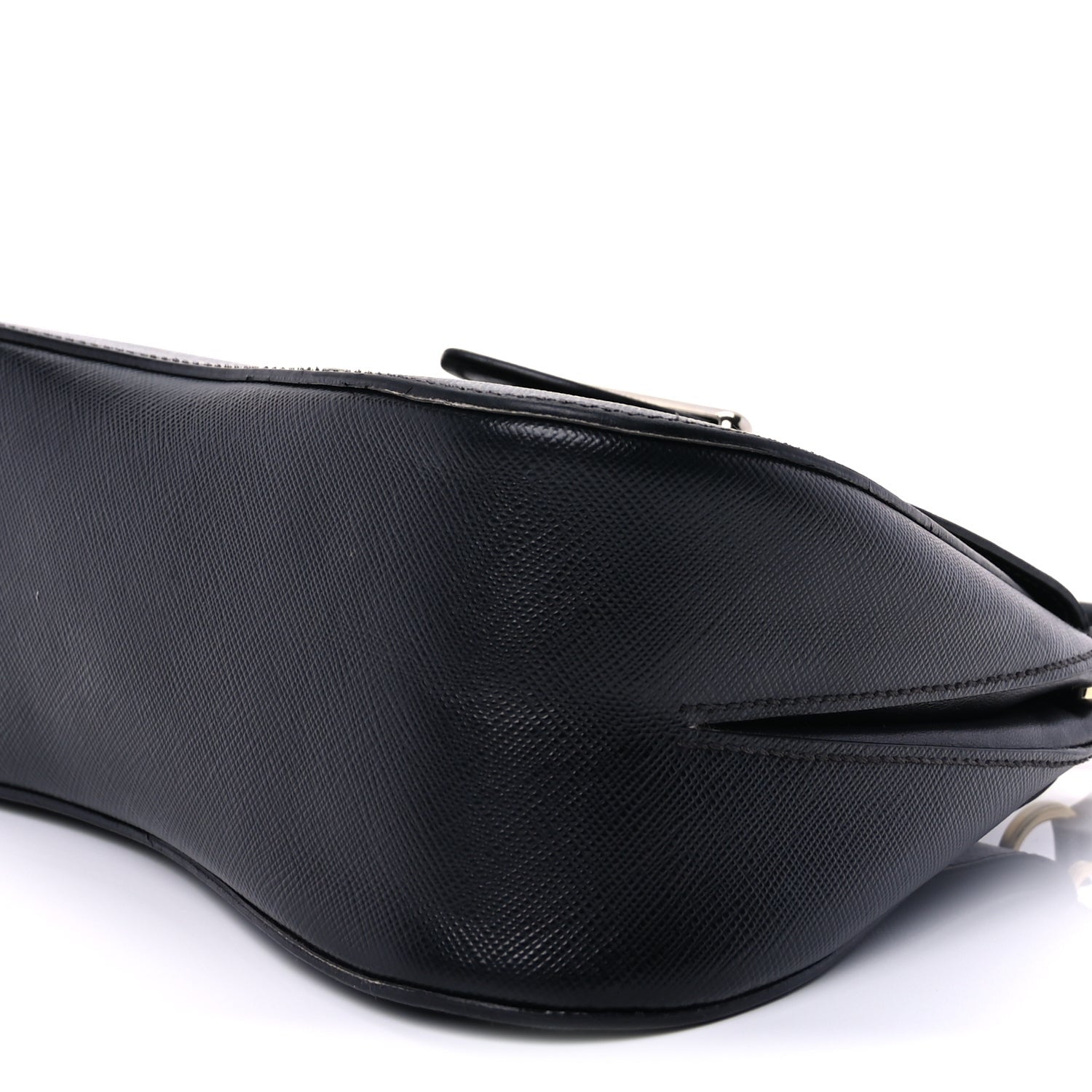 Prada Saffiano Lux Sidonie Top Handle Bag Black 8 of 8