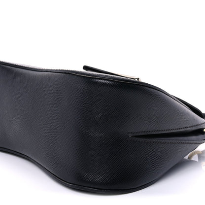 Prada Saffiano Lux Sidonie Top Handle Bag Black 8 of 8