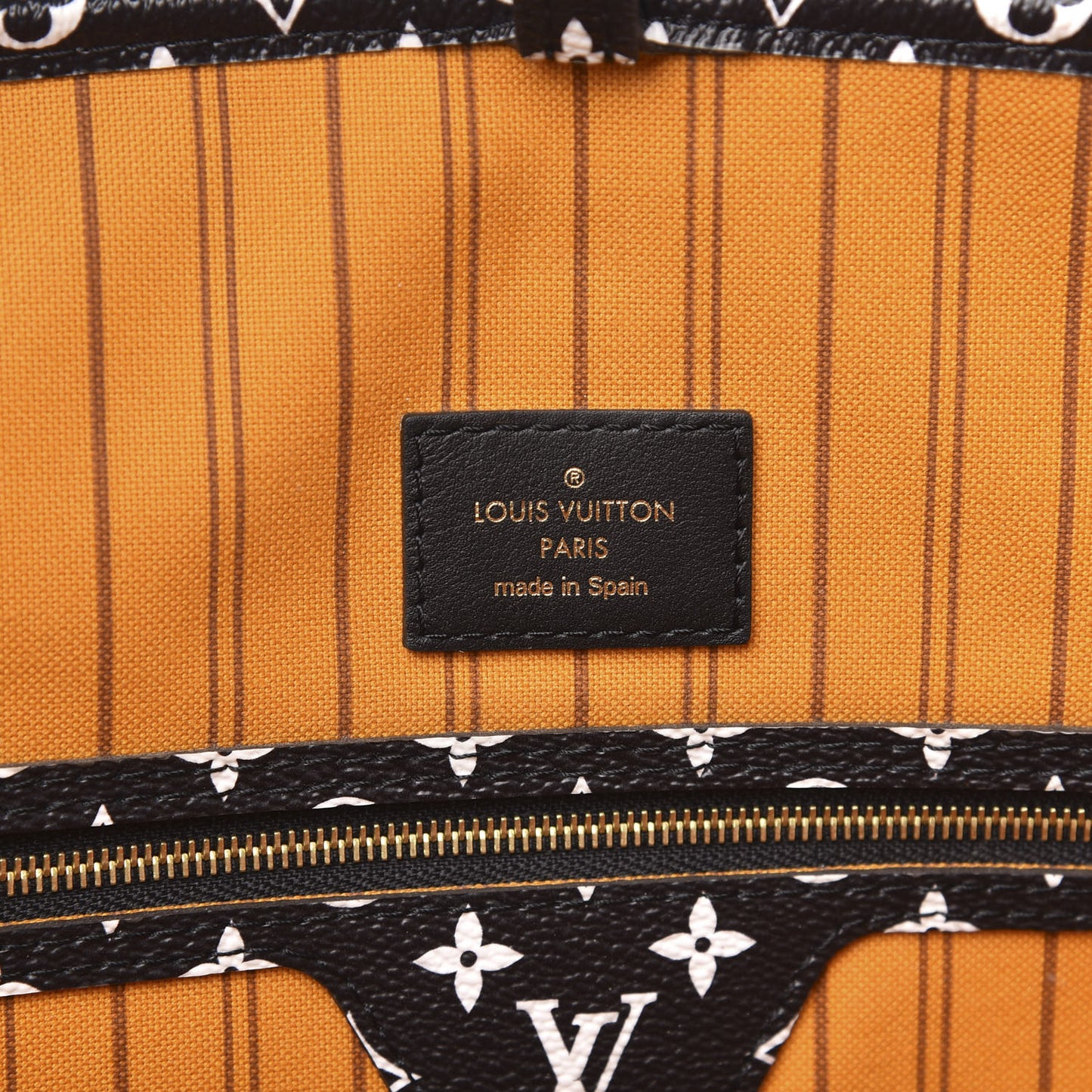 Monogram Giant Jungle Neverfull MM Black