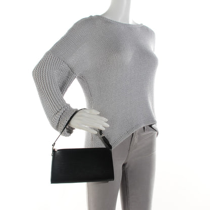 Louis Vuitton Epi Pochette Accessories 24 Black 2 of 7