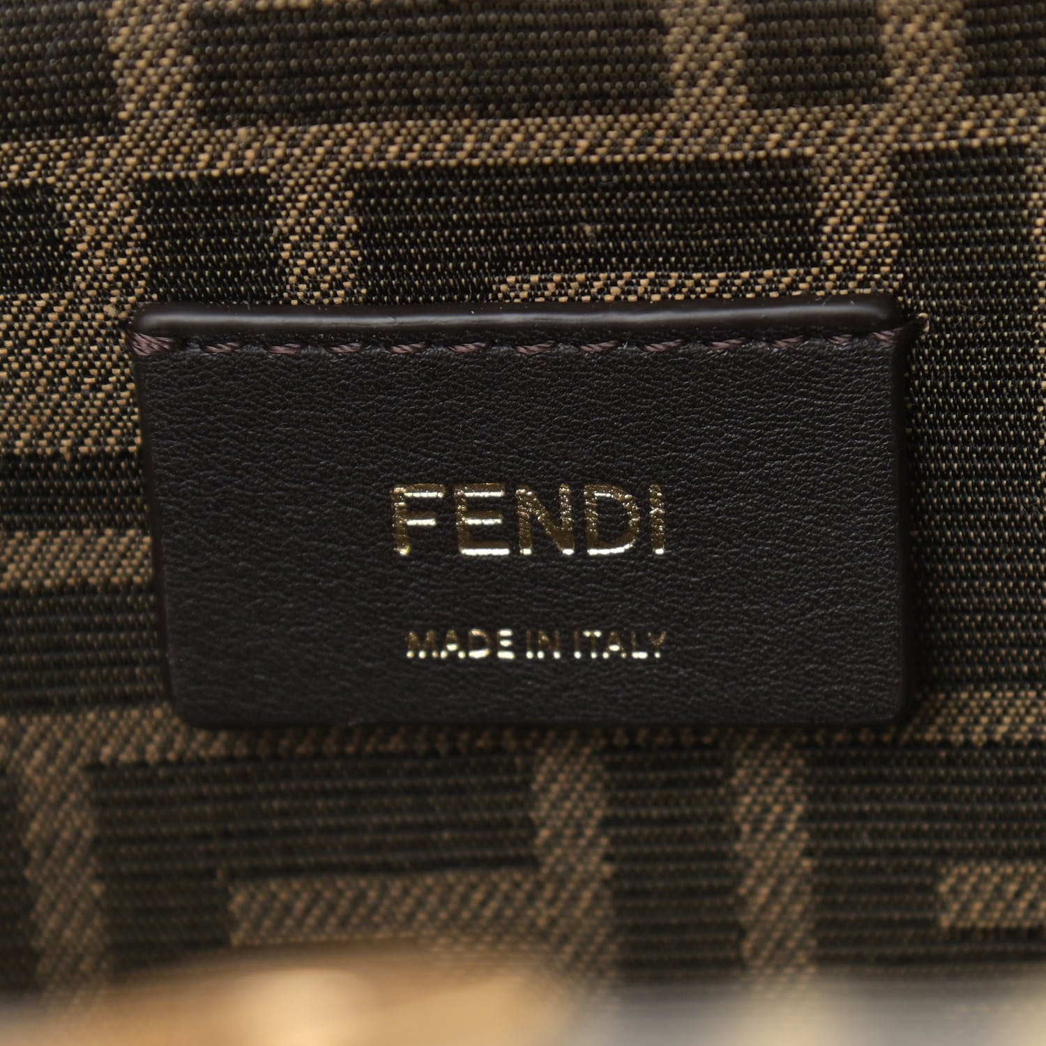 Fendi Shiny Nappa Small Fendi First Caramello 6 of 9