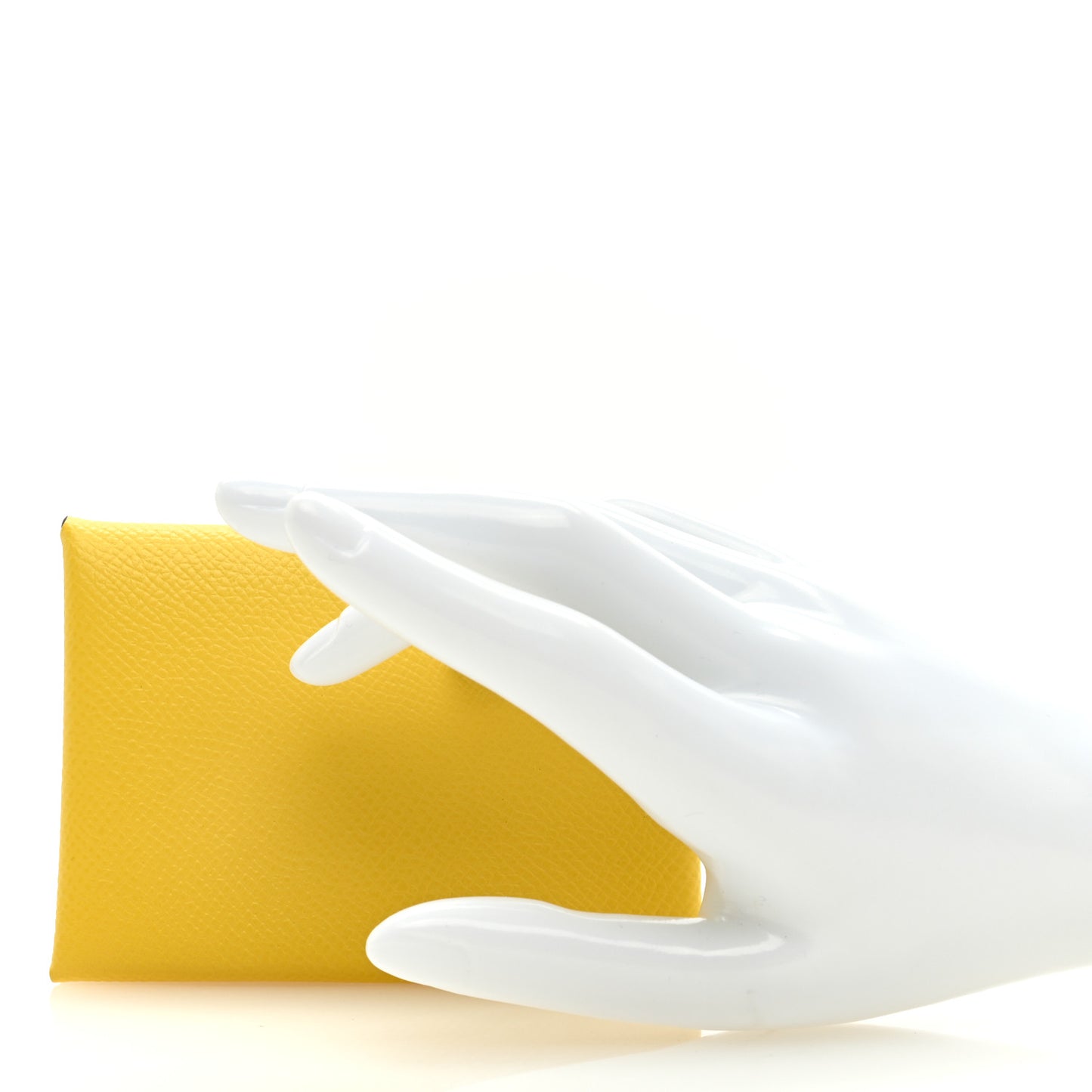 Epsom Calvi Duo Card Case Jaune De Naples