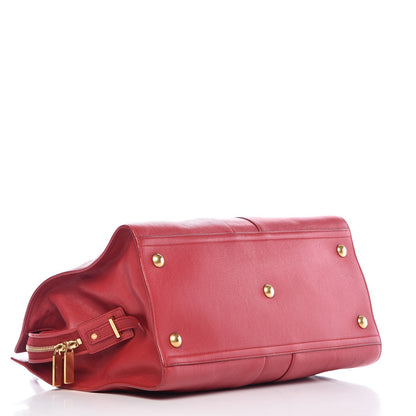 Saint Laurent Sheepskin Medium Cabas ChYc Rouge Orient 4 of 10