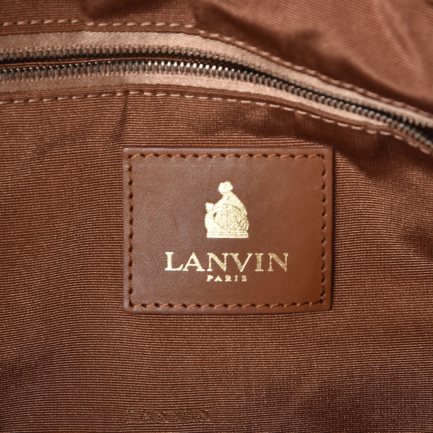 Lanvin Lambskin Quilted Large Amalia Tote Beige 6 of 7