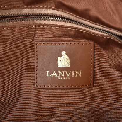 Lanvin Lambskin Quilted Large Amalia Tote Beige 6 of 7