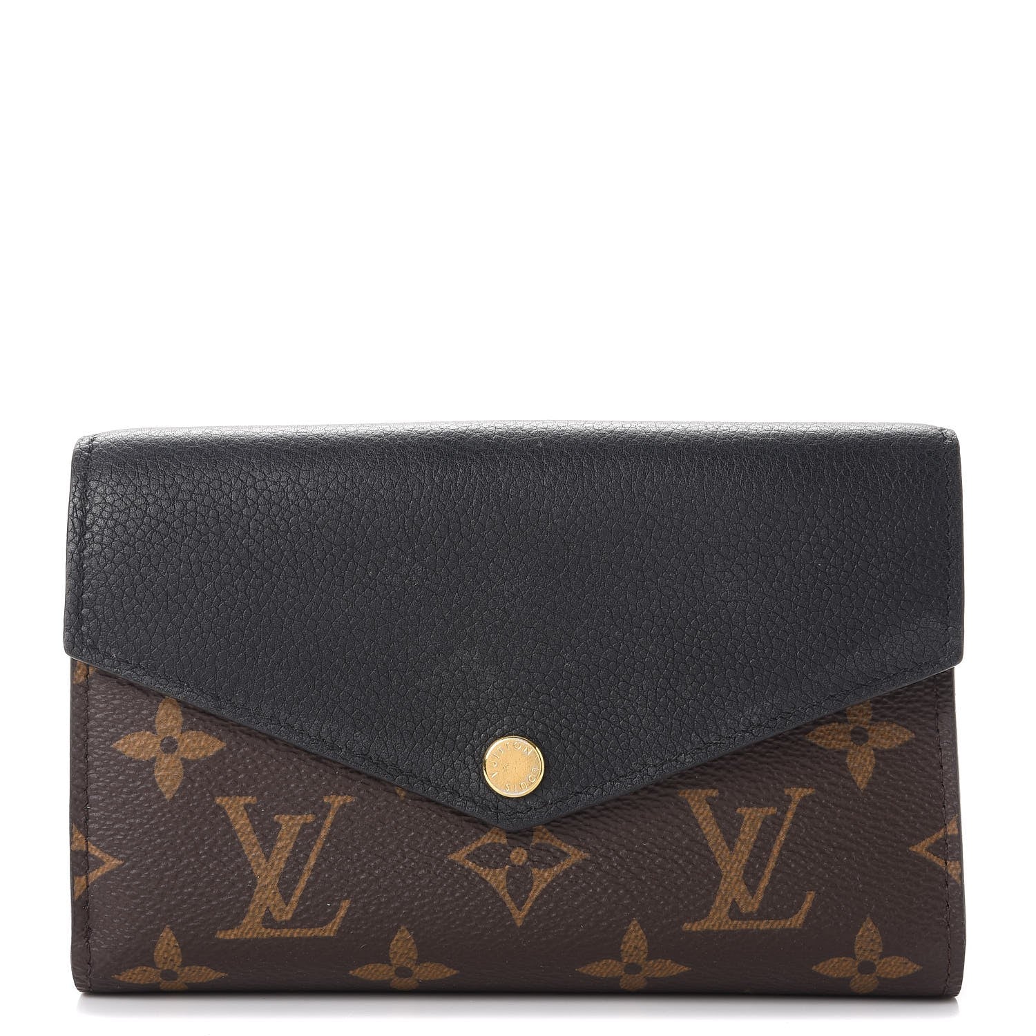 Louis Vuitton Monogram Pallas Compact Wallet Black 1 of 9