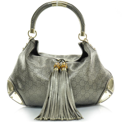 Gucci Guccissima Large Indy Metallic 1 of 11