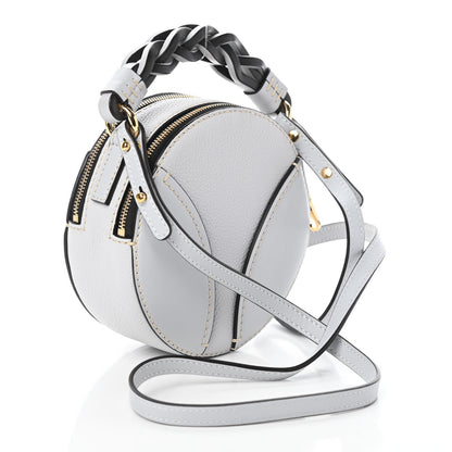 Chloe Grained Shiny Calfskin Mini Round Daria Bag Light Cloud 3 of 11