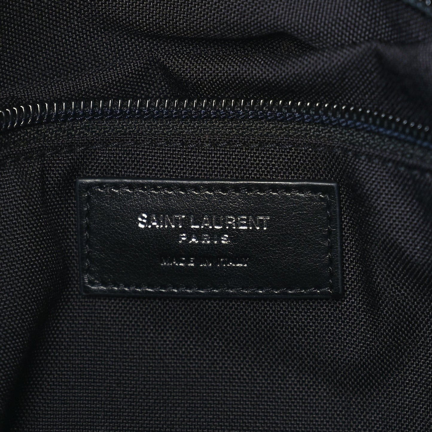 Canvas Calfskin Rivington Race Convertible Backpack Black Navy