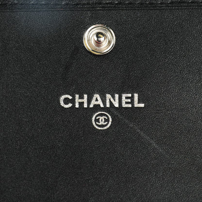 Chanel Calfskin Quilted Cambon Business Card Holder Black 6 of 8