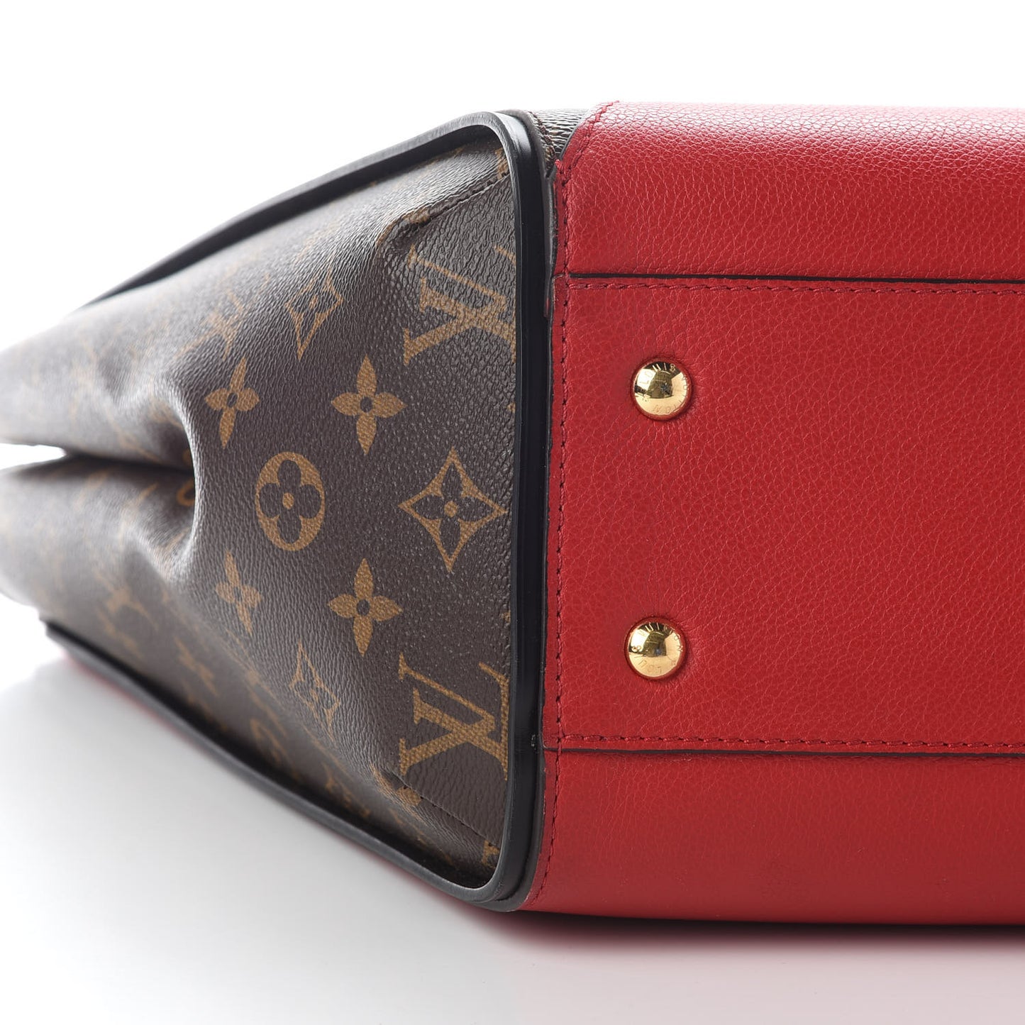 Calfskin Monogram Kimono Tote Cherry