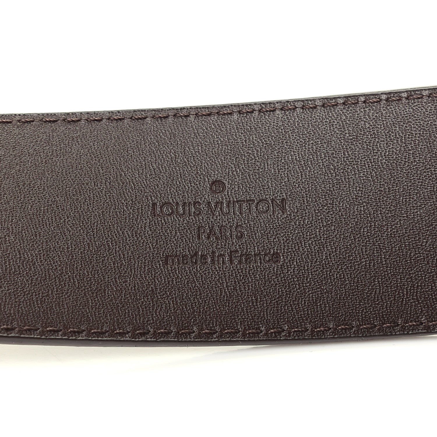 Louis Vuitton Damier Ebene 40mm LV Initiales Belt 85 34 5 of 8