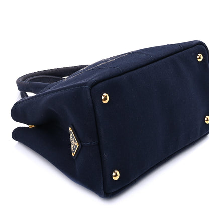 Prada Canapa Small Logo Tote Blue Talco 7 of 8