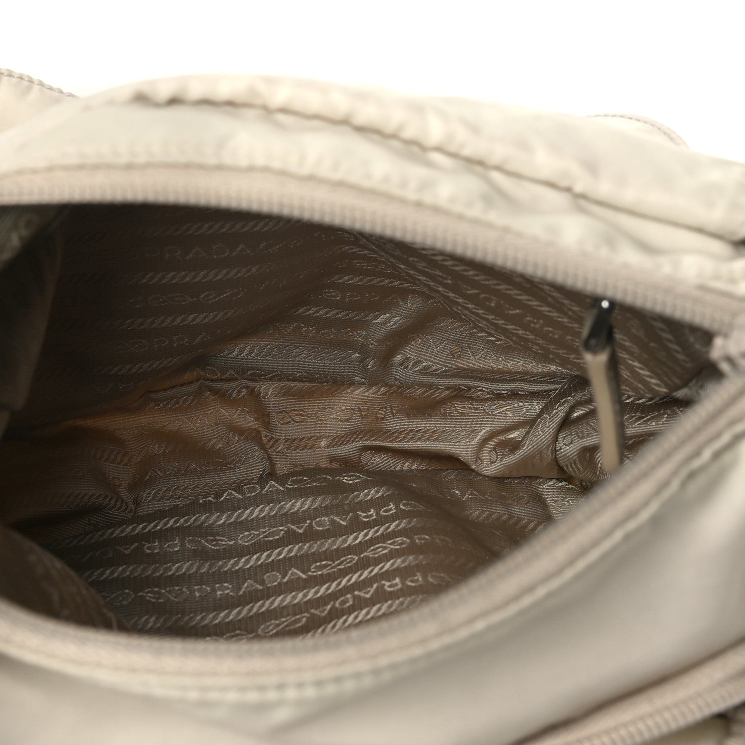 Prada Nylon Vela Single Buckle Messenger Bag Deserto 5 of 11