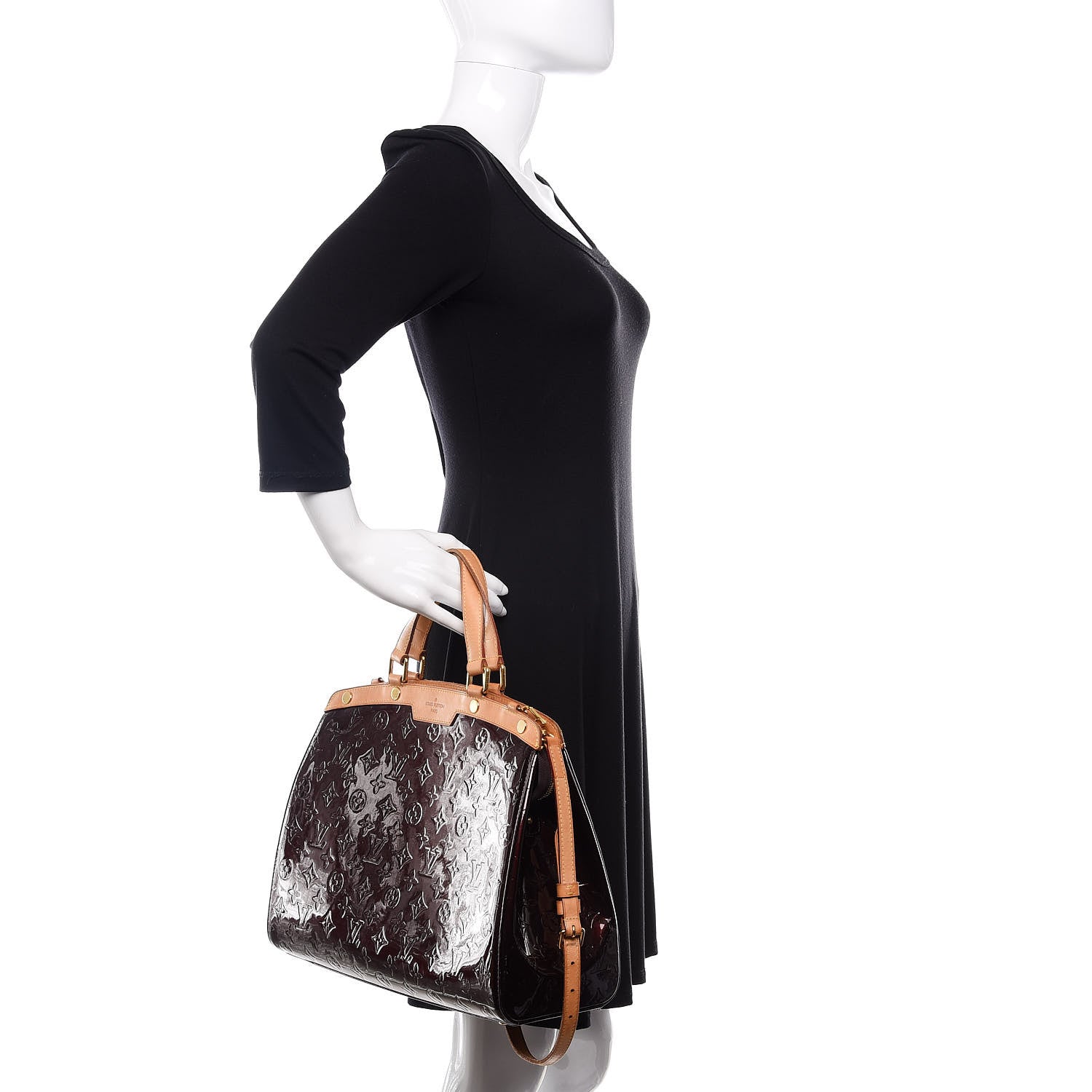 Louis Vuitton Vernis Brea GM Amarante 3 of 10