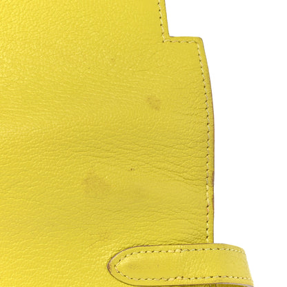 Hermes Chevre Mysore Kelly Longue Wallet Lime 13 of 14