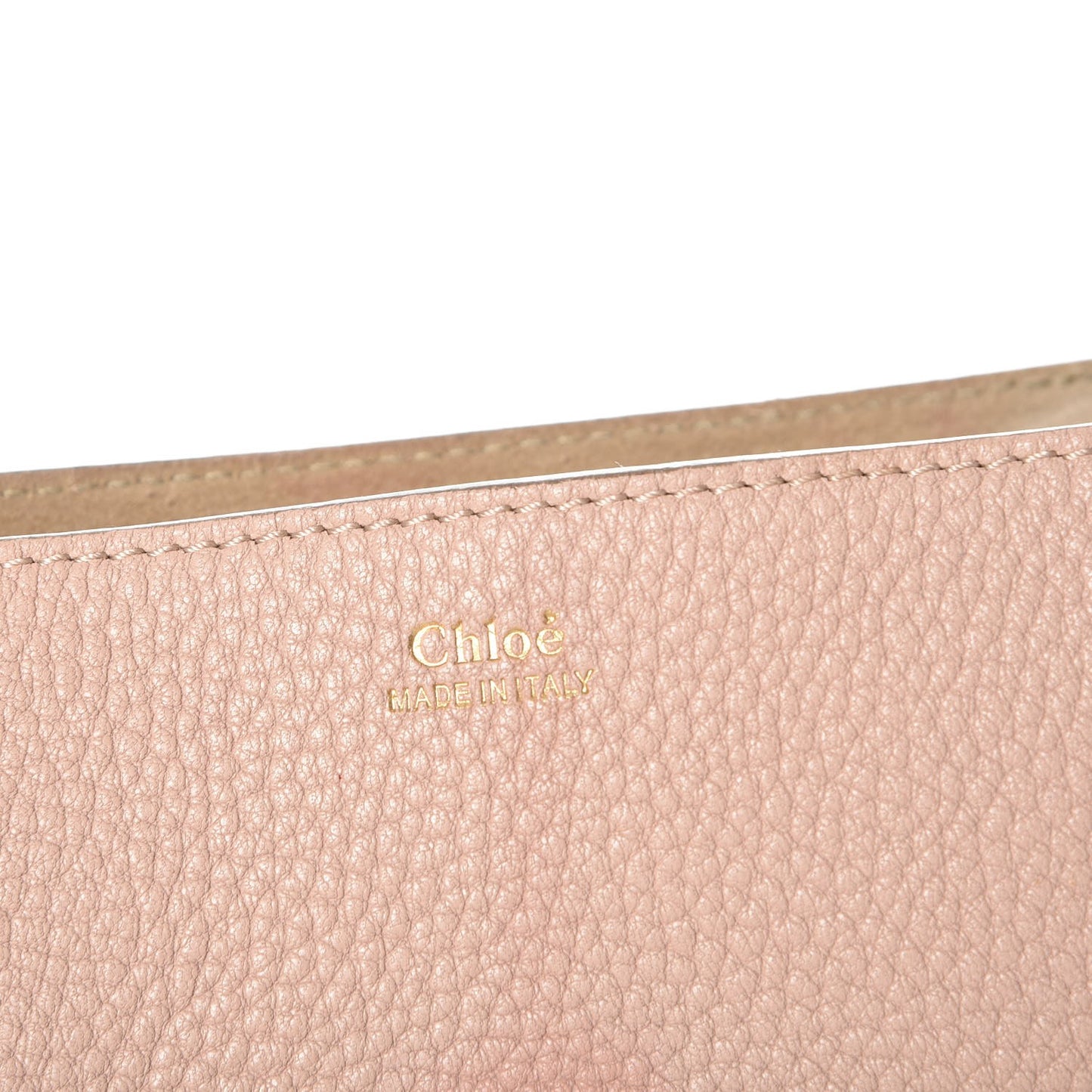 Grained Lambskin Drew Shoulder Bag Cement Pink