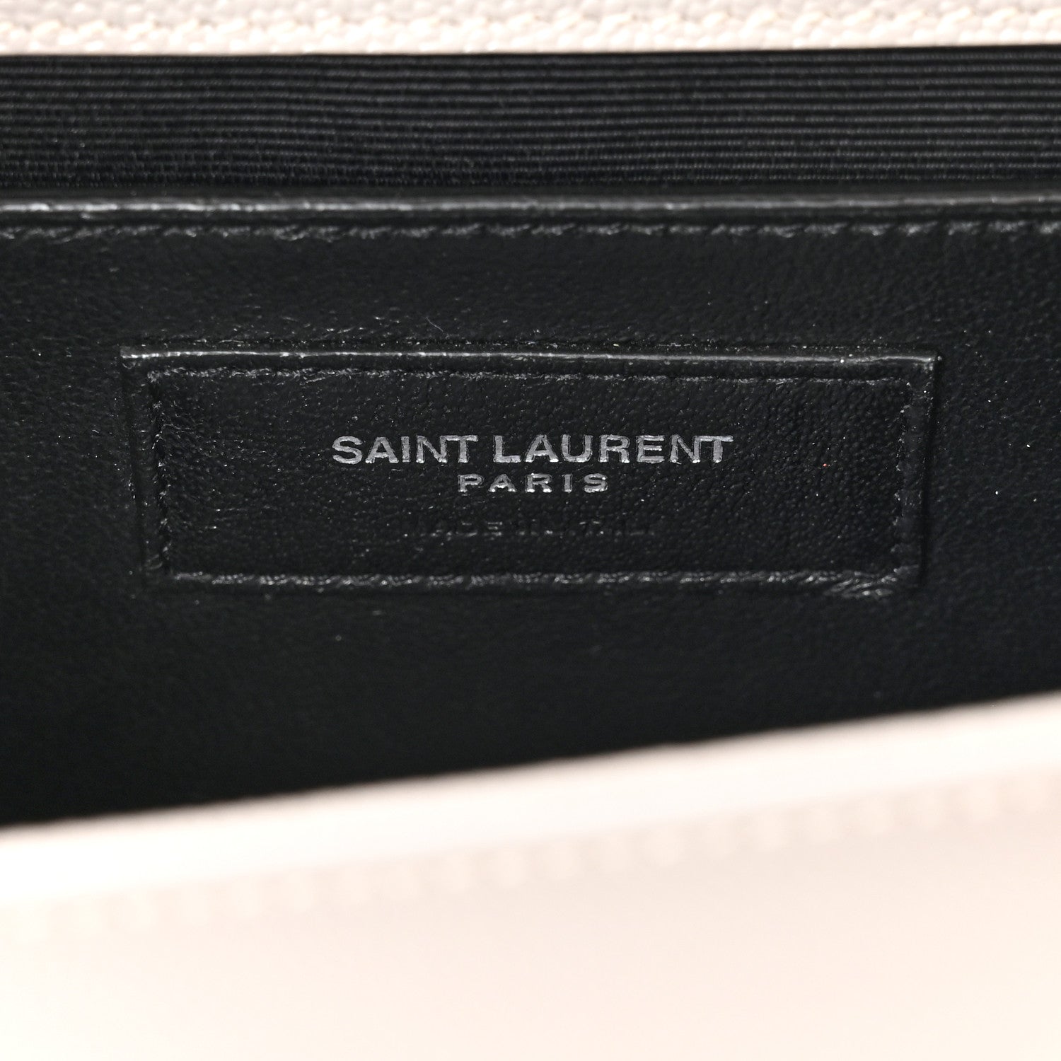 Saint Laurent Grain De Poudre Medium Monogram Kate Satchel Souris 7 of 11