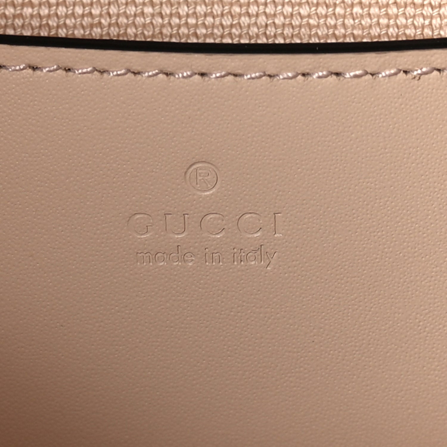 Gucci Calfskin GG Super Mini Shoulder Bag  Beige 5 of 8