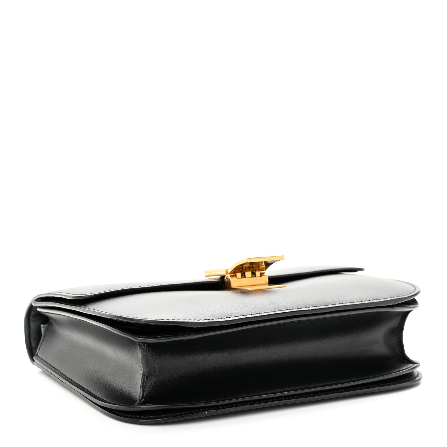 Celine Box Calfskin Medium Classic Box Flap Bag Black 4 of 16