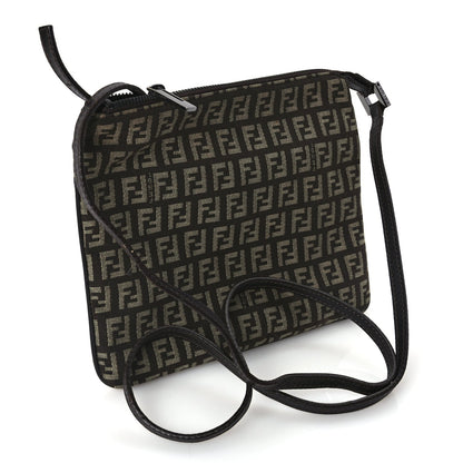 Fendi Zucchino Vitello Crossbody Brown 2 of 8