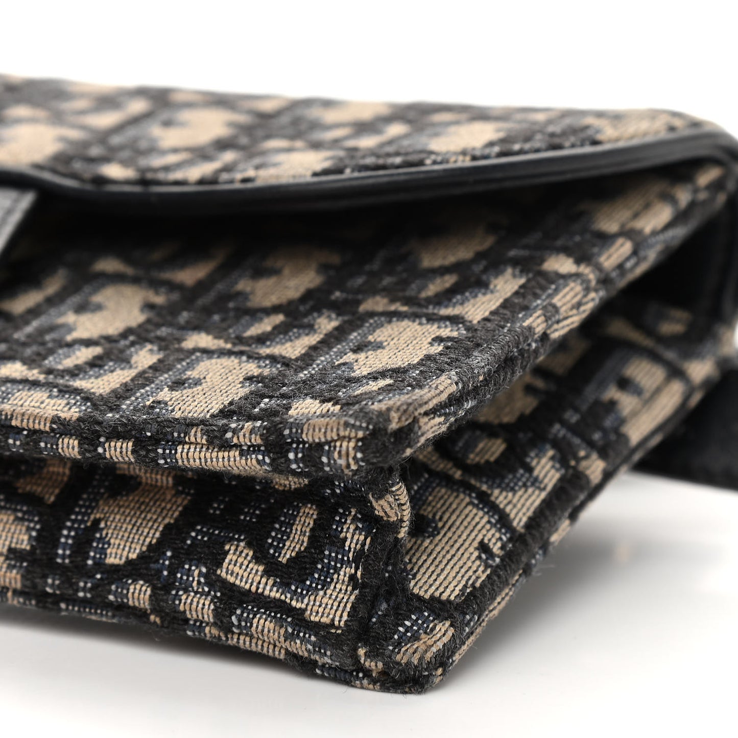 Oblique Saddle Belt Bag Blue